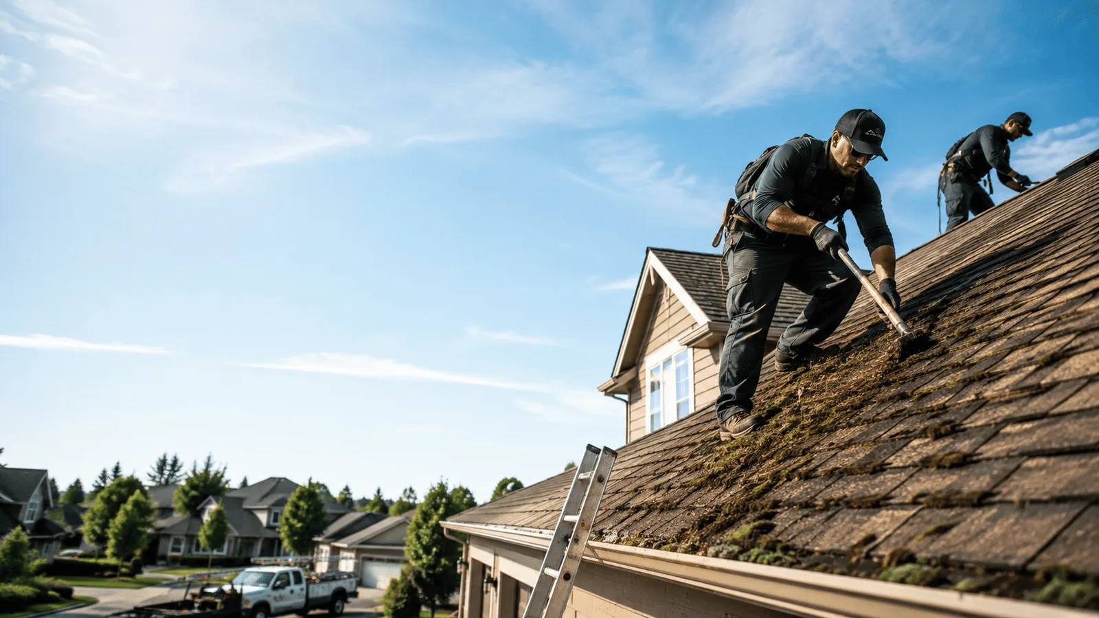 Roof Moss Removal in Toluca, IL near me
